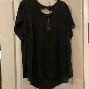 Womans black blouse